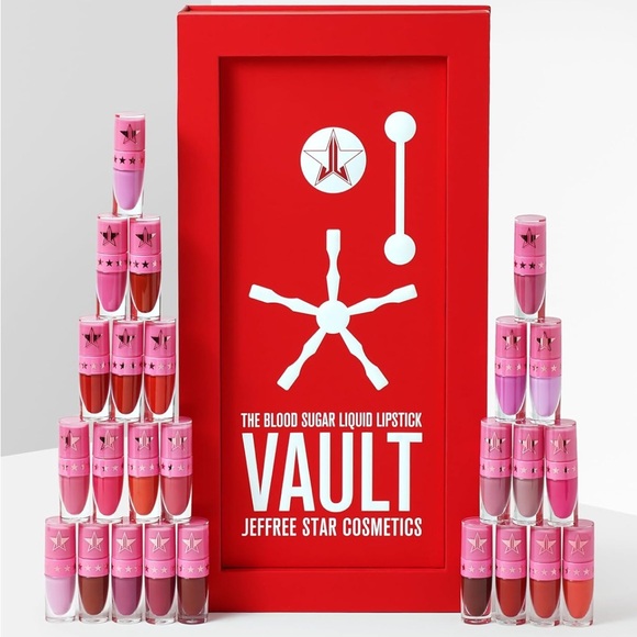 🎉HP🎉Jeffree Star Cosmetics Blood Sugar Red Liquid Lipstick Lip Vault
